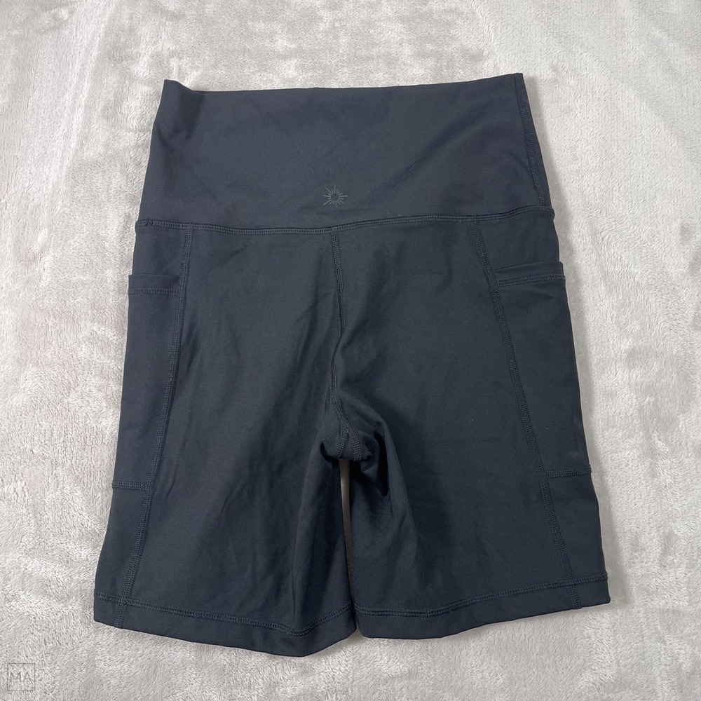 Offline By Aerie Women's Bike Shorts Activewear Athleisure Side Pockets M Black - Picture 8 of 8
